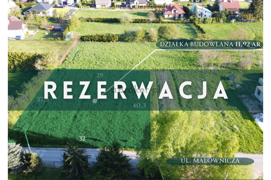 Rzeszów, Biała, Malownicza, Działka 12 ar | ul. Malownicza, Rzeszów, Biała |WZ