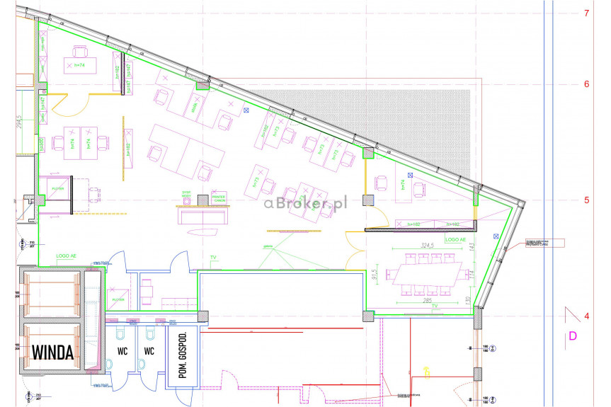 Kraków, Podgórze Duchackie, Wola Duchacka, Kamieńskiego, Biuro 176 m2, 300 m2 | Podgórze Duchackie, parking