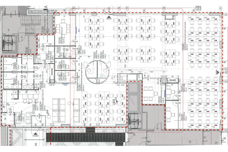 Kraków, Stare Miasto, Lubicz, Biuro niedaleko Dworca Głównego | 485 m2 parter